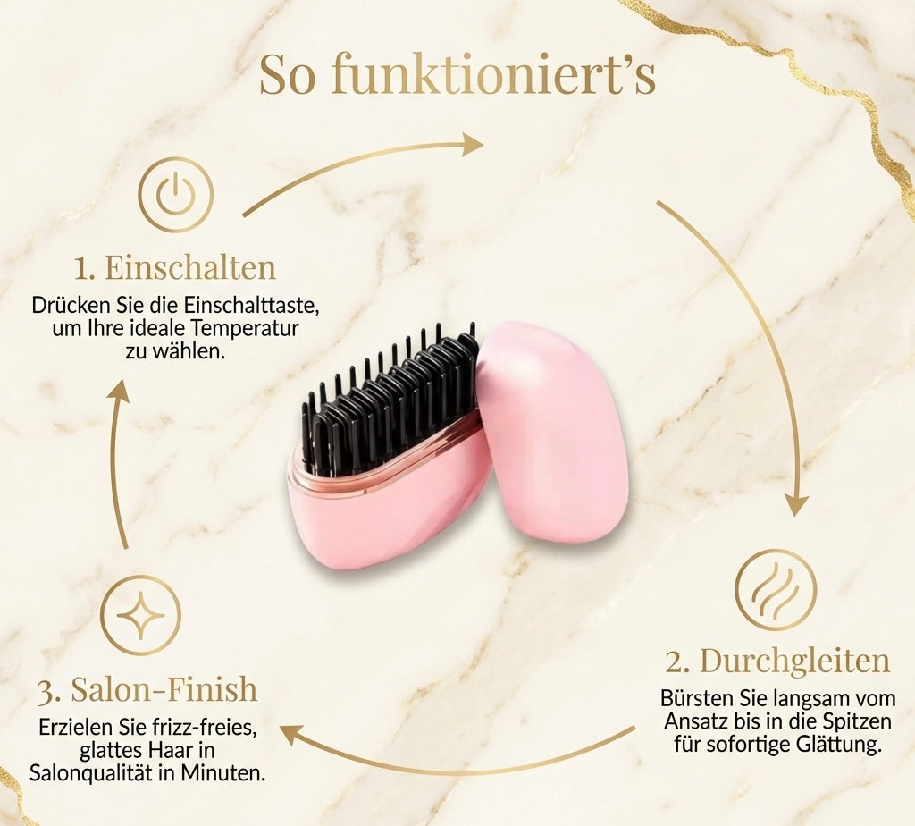 Mini Glätteisen Brush