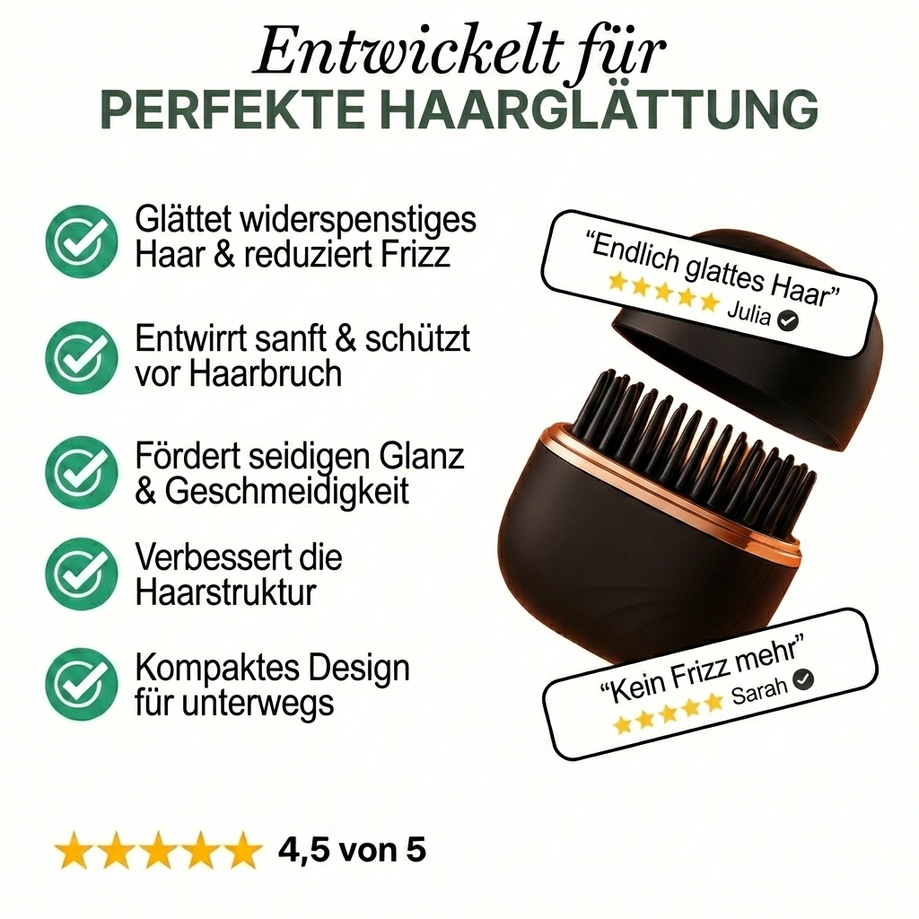Mini Glätteisen Brush
