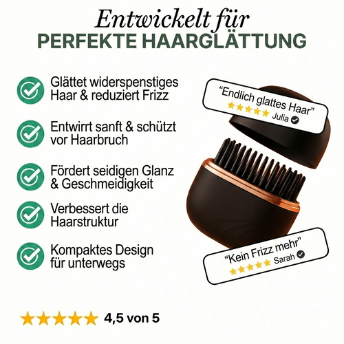 Mini Glätteisen Brush